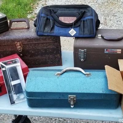 Tools, More Tools, Tool Boxes, Tool Chest, Air compressor, jacks, fire extinguishers, sprayers, power tools, come-alongs....LOTS of great...