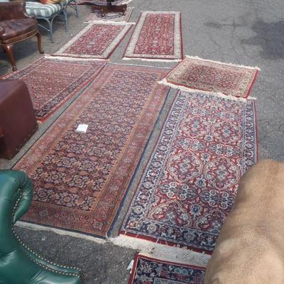 Same of throw rugs..many other larger rugs in auction..8x10s,   9x12s
