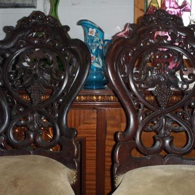 very rare ROSEWOOD JOHN HENRY BELTER  chairs