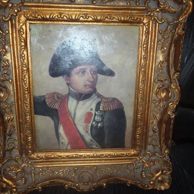Painting of NAPOLEON  painted on copper 8x10
