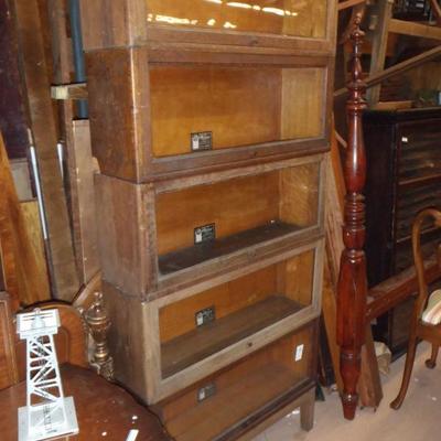 antique 5 stack layers bookcase