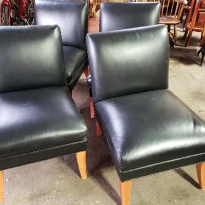 Leather Side Chairs 4