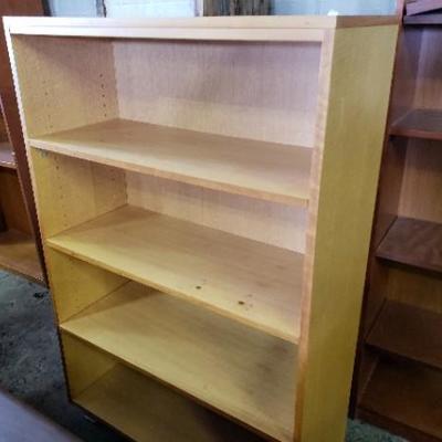 Blonde Wood Bookcase