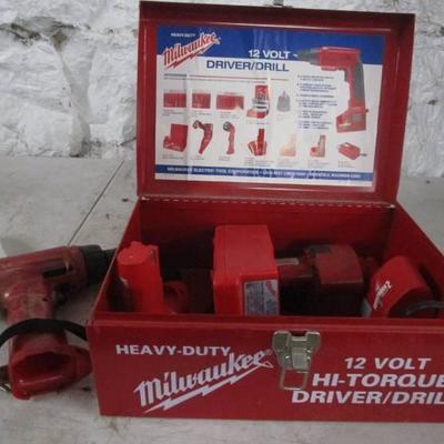 Heavy Duty Milwakee Driver Drill 12- Volt