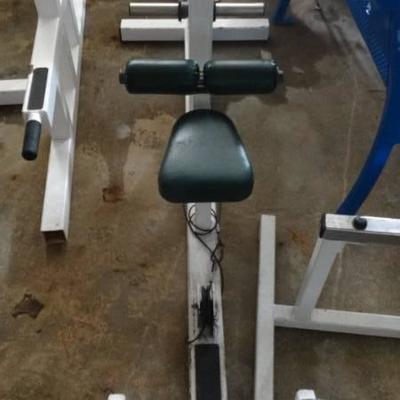 Pulley workout machine.