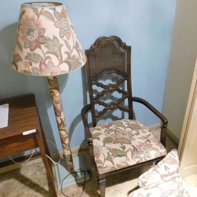 Chair & Floor Lamp