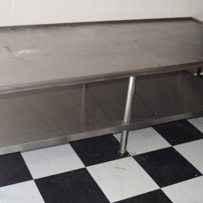 6 Foot Long Restaurant Stainless Table