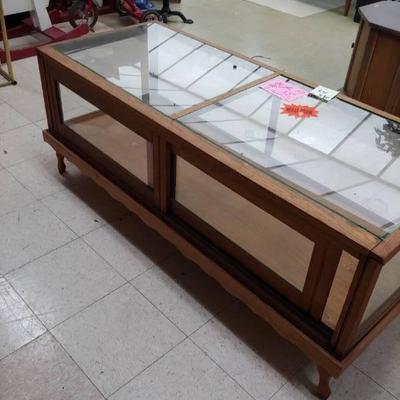 Glass Top Display Coffee Table