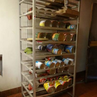 Large Rack with 9 Shelves Storage For Cans