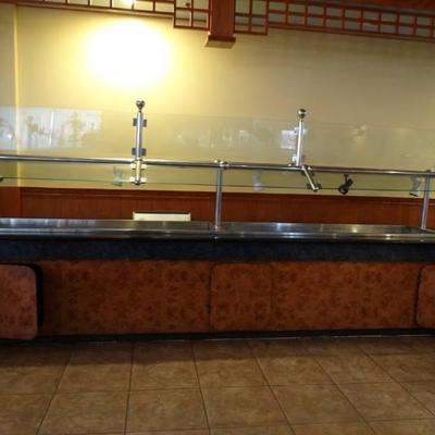 Large Steam Buffet Table