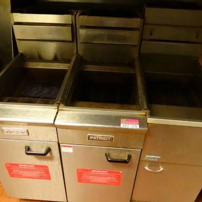 Pitco and Patriot 3 Station Gas Fryer