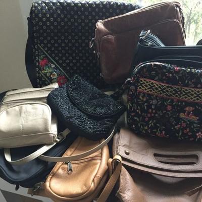 Assorted Purses.