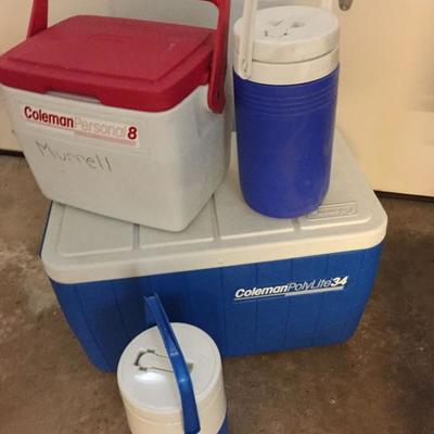 Coolers.