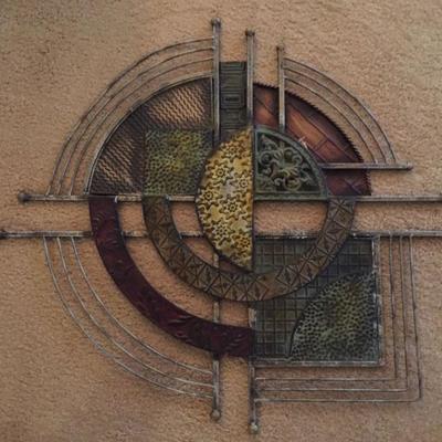 Hanging Metal Sculpture.