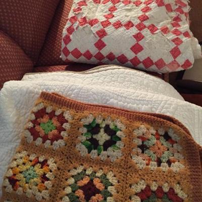 Handmade Quilts and Afghans.