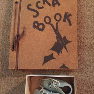 Scrap Books and Baby Shoes.