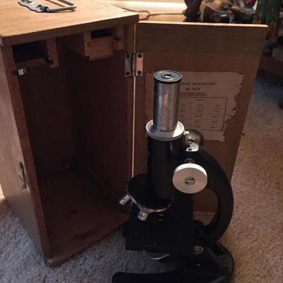 Vintage Microscope.