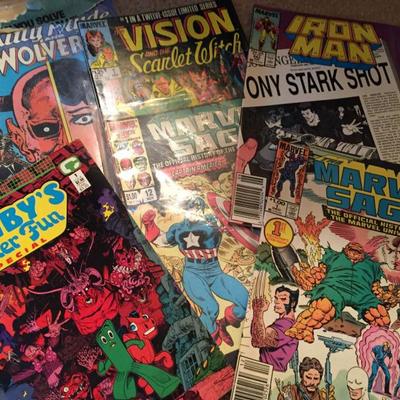 Assorted Comic Books.