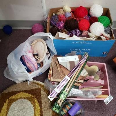 Lot of Knitting Supplies