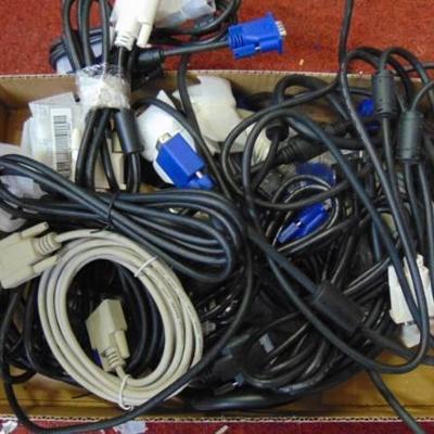 computer and monitor cables