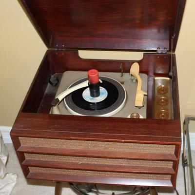mid century RCA record player