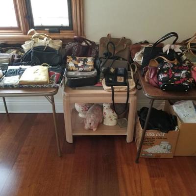 Huge selection of handbags