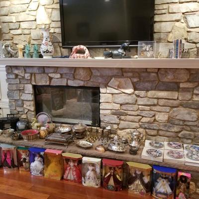 Collection of Holiday Barbies