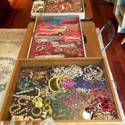 Massive amount of costume and other jewelry