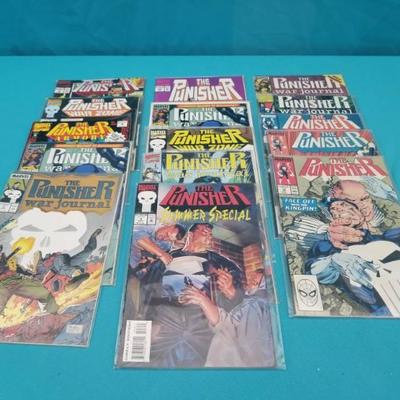 Lot of the Punisher Comic Books.