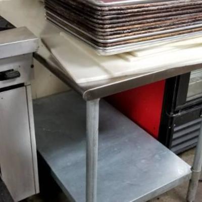 48 x 30 stainless steel table