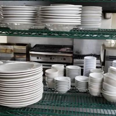 Lot of bowls, platter, plates