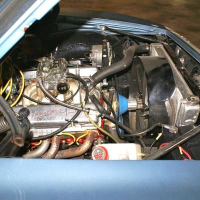 Engine View of 1967 Camero
