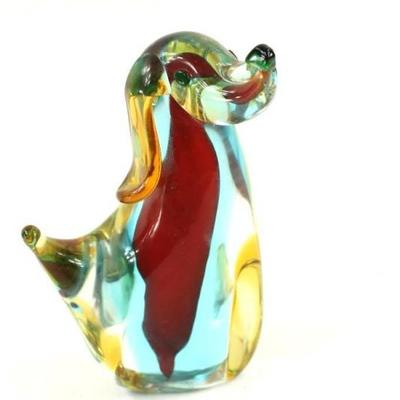 Art Glass Dog