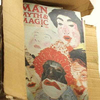 Large Lot of Vintage Magazines, Mostly Man, Myth, and Magic
