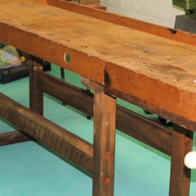 Large Vintage Workbench