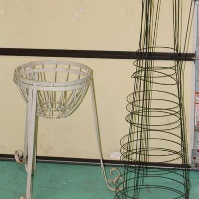 Outdoor Plant Stands and Tomato Cages