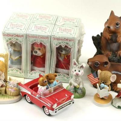 Lot of Animal Figurines incl Bedtime Critters, Suzy's Zoo, etc