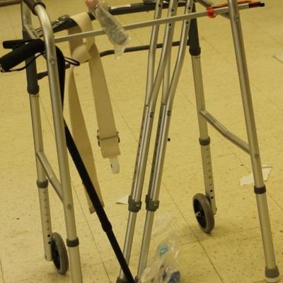 Medical Lot incl Walker, Crutches, etc