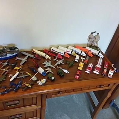 Assorted Military Airplanes, Cars, Figures 