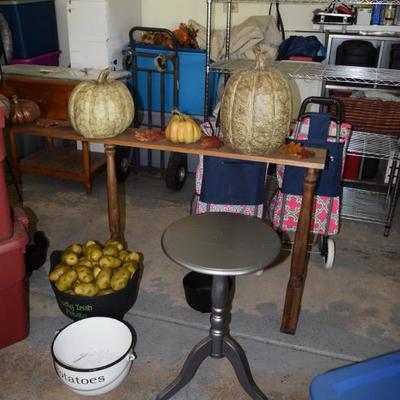Seasonal, Garage items, & Side Table