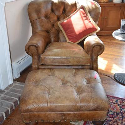Leather Chair & Ottoman
Decorative Pillow