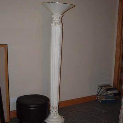 Floor Lamp & Footstool