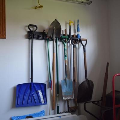 Shovels, Garden Tools, Wheelbarrow