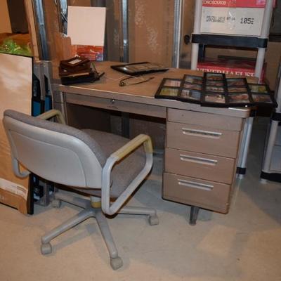 Desk, Chair & Photo Frames