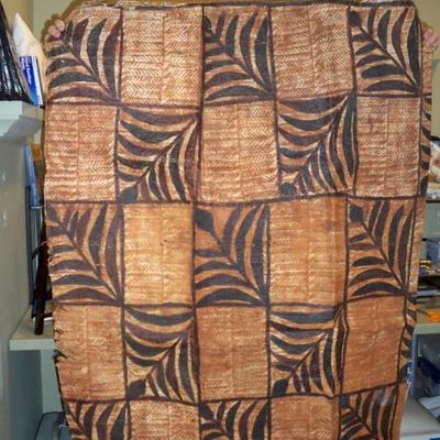 2nd piece of African Bark wood fabric.