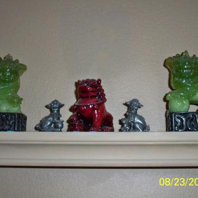 Collection of Foo Dogs