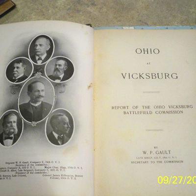 Civil War Book: Ohio at Vicksburg.