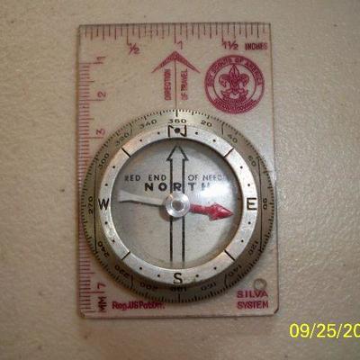 Vintage Boy Scouts of America Silva System Compass