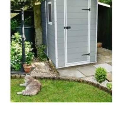 Manor 4ft x 6ft Plastic Vertical Storage Shed..