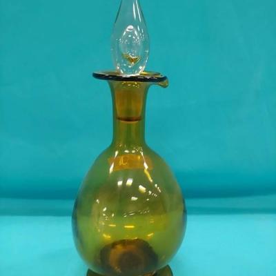 Amber Glass Decanter